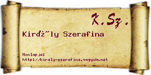 Király Szerafina névjegykártya